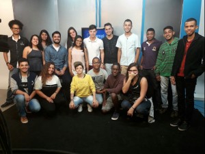 Estudantes da FDV visitam os estúdios da TV e Rádio